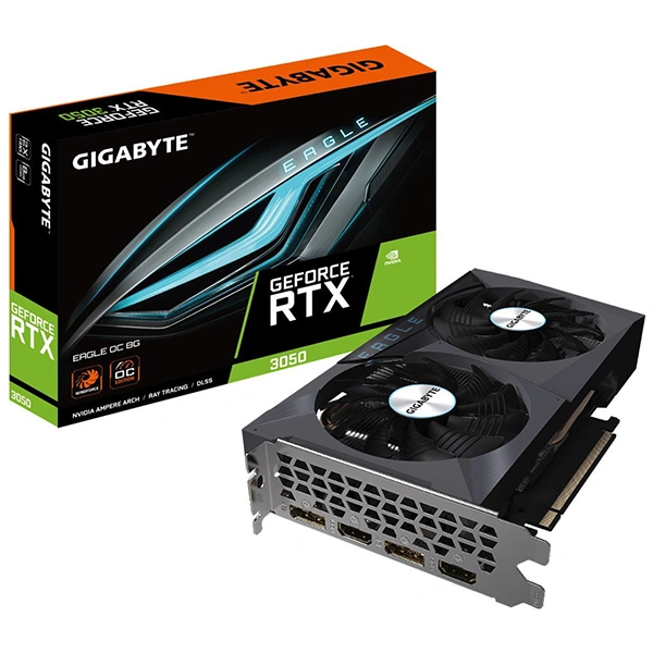 Видеокарта Gigabyte RTX3050 EAGLE OC 8G (GV-N3050EAGLE OC-8GD) - фото 8