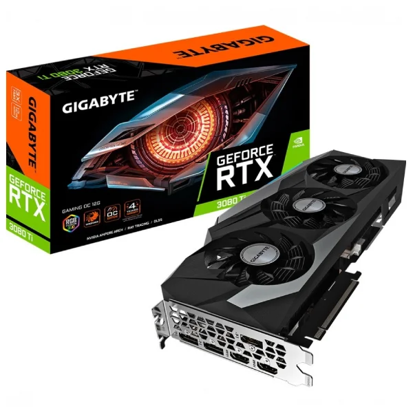 Видеокарта Gigabyte GeForce RTX 3080 Ti Gaming OC 12G (GV-N308TGAMING OC-12GD) - фото 8