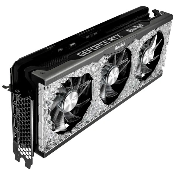 Видеокарта Palit RTX 3070Ti GameRock OC 8G (NED307TT19P2-1047G) - фото 8