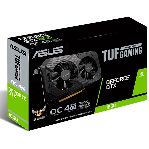 Видеокарта Asus TUF Gaming GeForce GTX1650 OC Edition 4GB - фото 8
