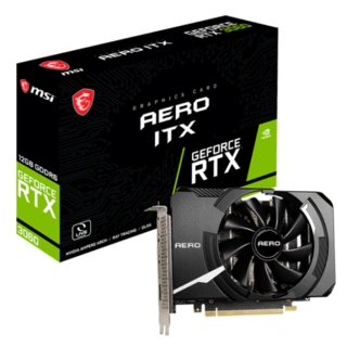 Видеокарта MSI GeForce RTX 3060 12GB GDDR6 AERO ITX OC