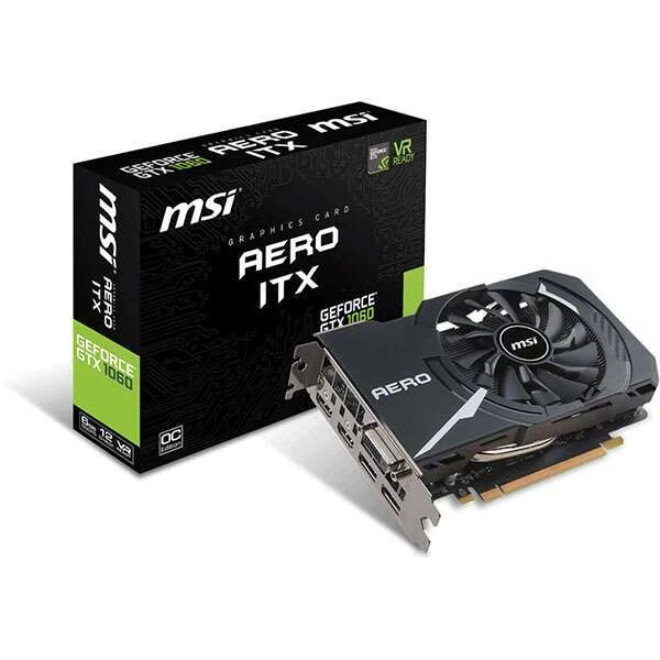 Видеокарта MSI GeForce GTX 1060 AERO ITX 6G OC 6Gb - фото 2