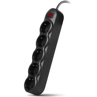 Сетевой фильтр Sven SF-05L 5 розеток, 1.8 м, черный