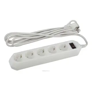 Сетевой фильтр ЭРА USF-5es-3m-W