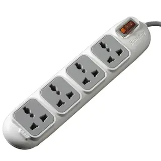Сетевой фильтр HuntKey PZD401 4 розетки 3м белый