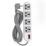 Сетевой фильтр HuntKey PZD401 4 розетки 3м белый - фото 3