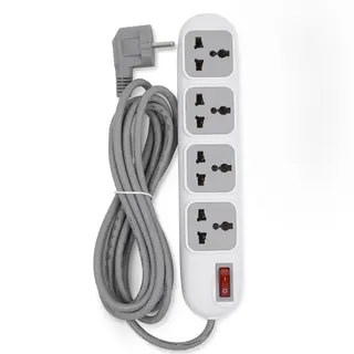 Сетевой фильтр HuntKey PZD401 4 розетки 3м белый