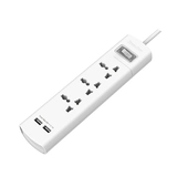 Сетевой фильтр HuntKey SZM307 1,5M SZM307 3 розетки 2 USB 2.1 A 1,5 м белый