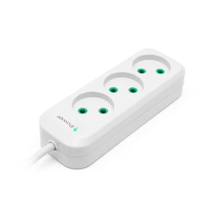 Удлинитель iPower iP3m 3 м 220 в Белый