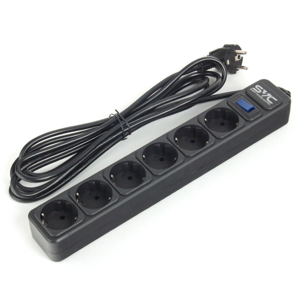 Сетевой фильтр SVC ZC6S-30M 3 м. 220 в. ZC6S-30M 3 м 220 в - фото 3