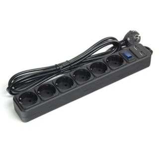 Сетевой фильтр SVC ZC6S-30M-USB 3 м. 220 в. ZC6S-30M-USB 3 м 220 в - фото 3