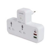Сетевой фильтр LDNIO Universal SC2311 2 розетки 2*USB быстрой зарядки PD/QC 1 USB-C/A Universal SC2311 2 розетки 2 USB быстрой зарядки