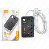 Сетевой фильтр LDNIO Universal SC3412 3 розетки 1*USB-C 12V-1.67A 3*USB 5V/3.4A Портов 2м Universal SC3412 3 розетки 1 USB-C 3 USB портов - фото 6