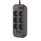 LDNIO желілік сүзгісі Defender 6 розетка SE6403 - фото 2