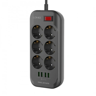 LDNIO желілік сүзгісі Defender 6 розетка SE6403