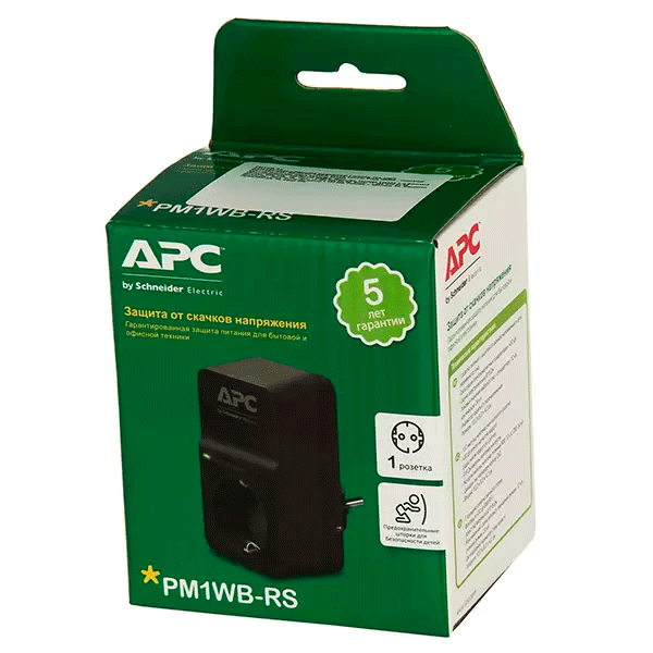 Сетевой фильтр APC PM1WB-RS  - цены,  в интернет .