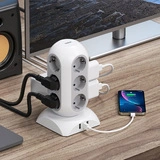 Сетевой фильтр Tessan TPS02-DE 2 м серый - фото 2