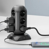 Сетевой фильтр Tessan TPS02-DE 2 м черный - фото 2