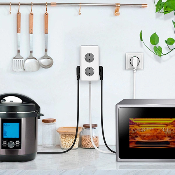 Сетевой фильтр Tessan TS-306 2 м серый - фото 6