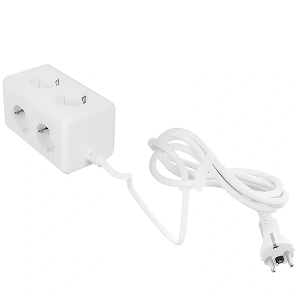 Сетевой фильтр Tessan TS-306 2 м серый - фото 3