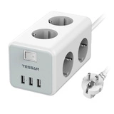 Сетевой фильтр Tessan TS-306 2 м серый