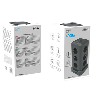 Сетевой фильтр Ritmix RM-2124