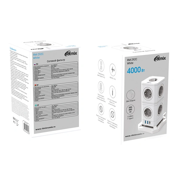 Сетевой фильтр Ritmix RM-292C - фото 7