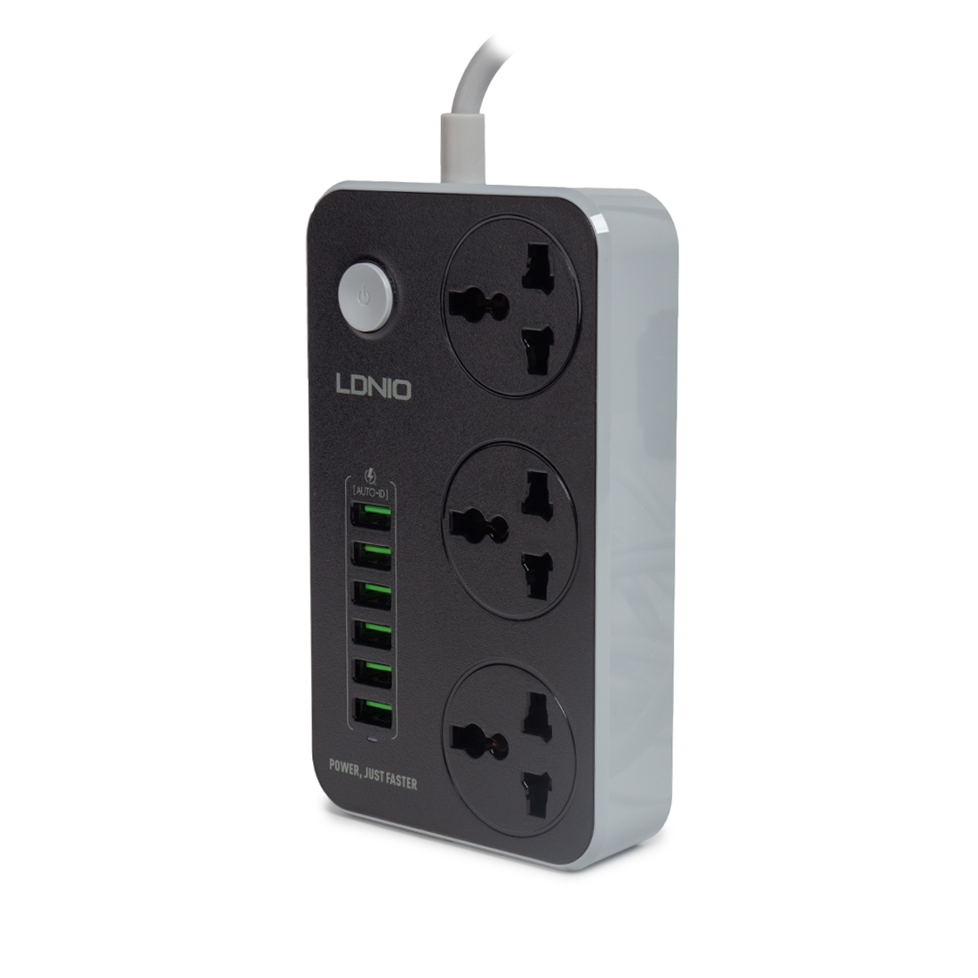 Сетевой фильтр LDNIO Universal SC3604 3 розетки 6*USB 5V/3.4A Портов 2м 