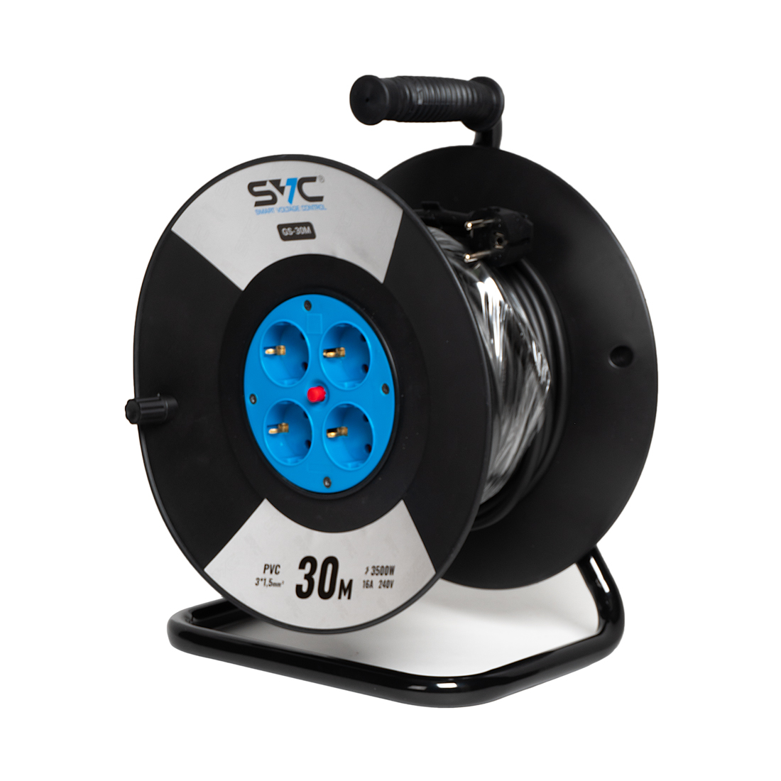 Удлинитель на катушке SVC GS-30M 30м. 240 в. 