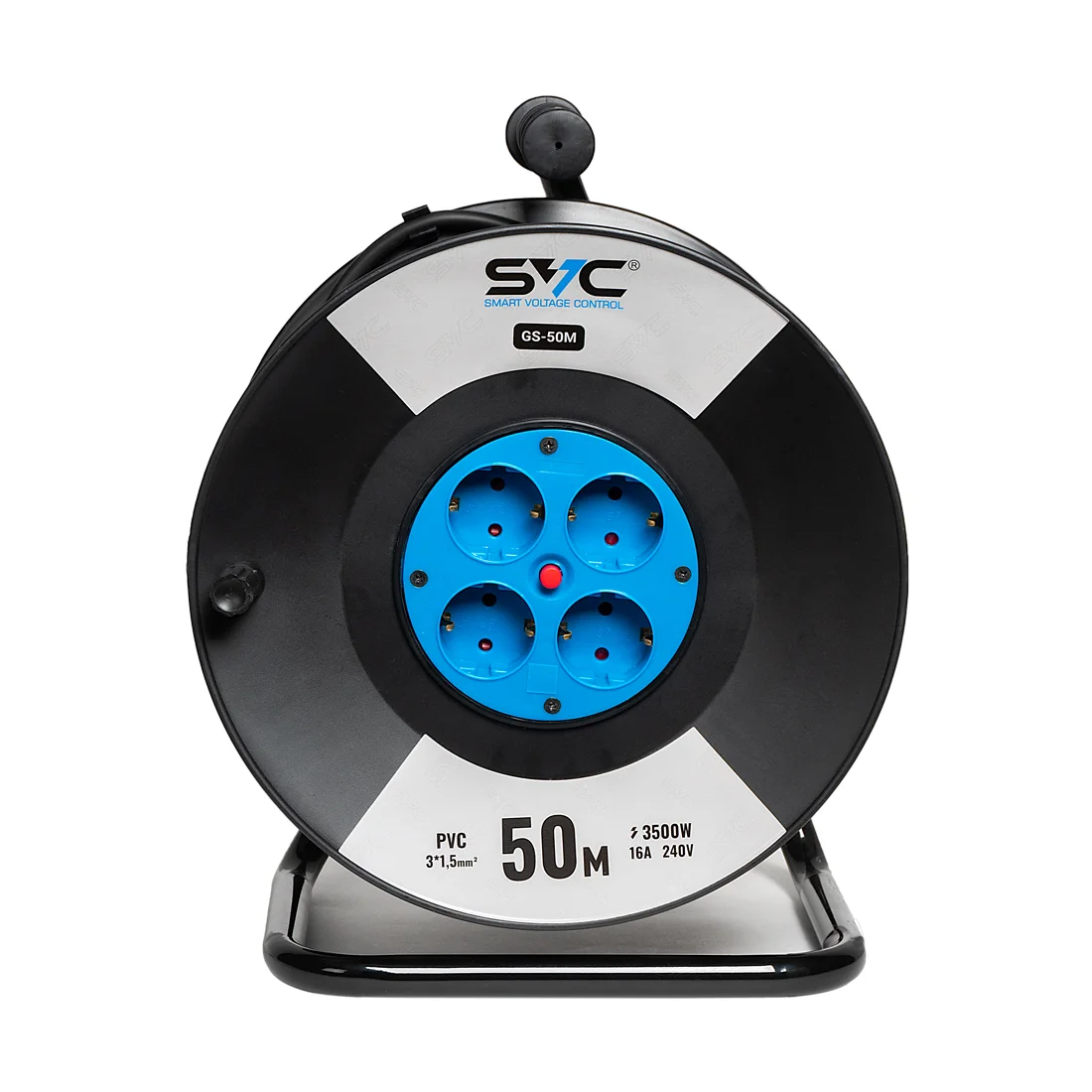 Удлинитель на катушке SVC GS-50M 50м. 240 в.  - фото 4