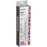 Сетевой фильтр Defender DFS 141 - 1,5 М, 4 розеток, 2xUSB, 1xType-C White - фото 8