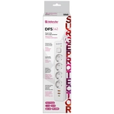 Сетевой фильтр Defender DFS 141 - 1,5 М, 4 розеток, 2xUSB, 1xType-C White - фото 9