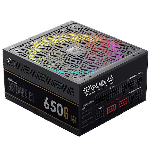 Блок питания Gamdias Astrape P1-650G 80 Plus Gold