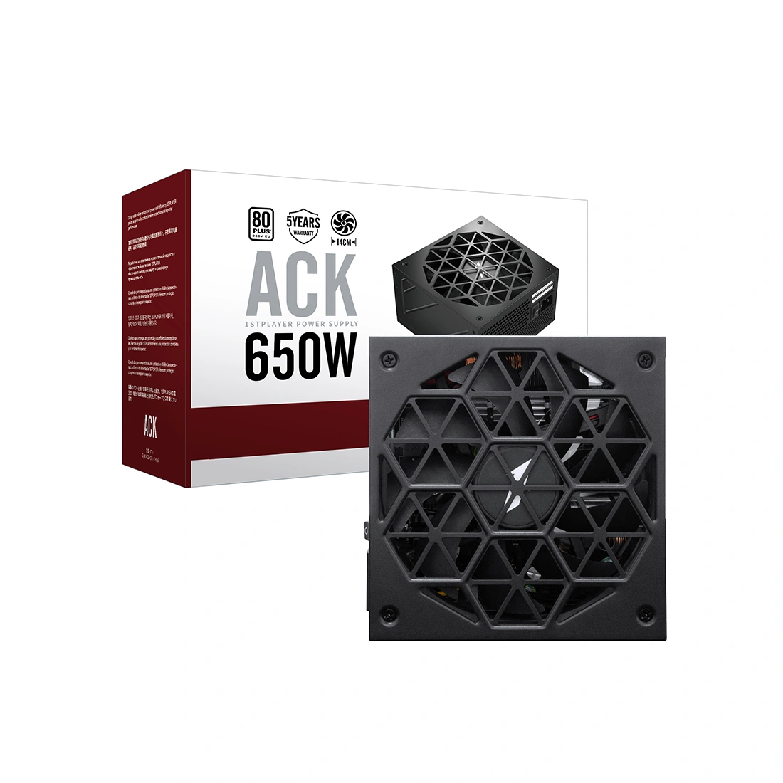 Блок питания 1STPLAYER HA 650W BK 