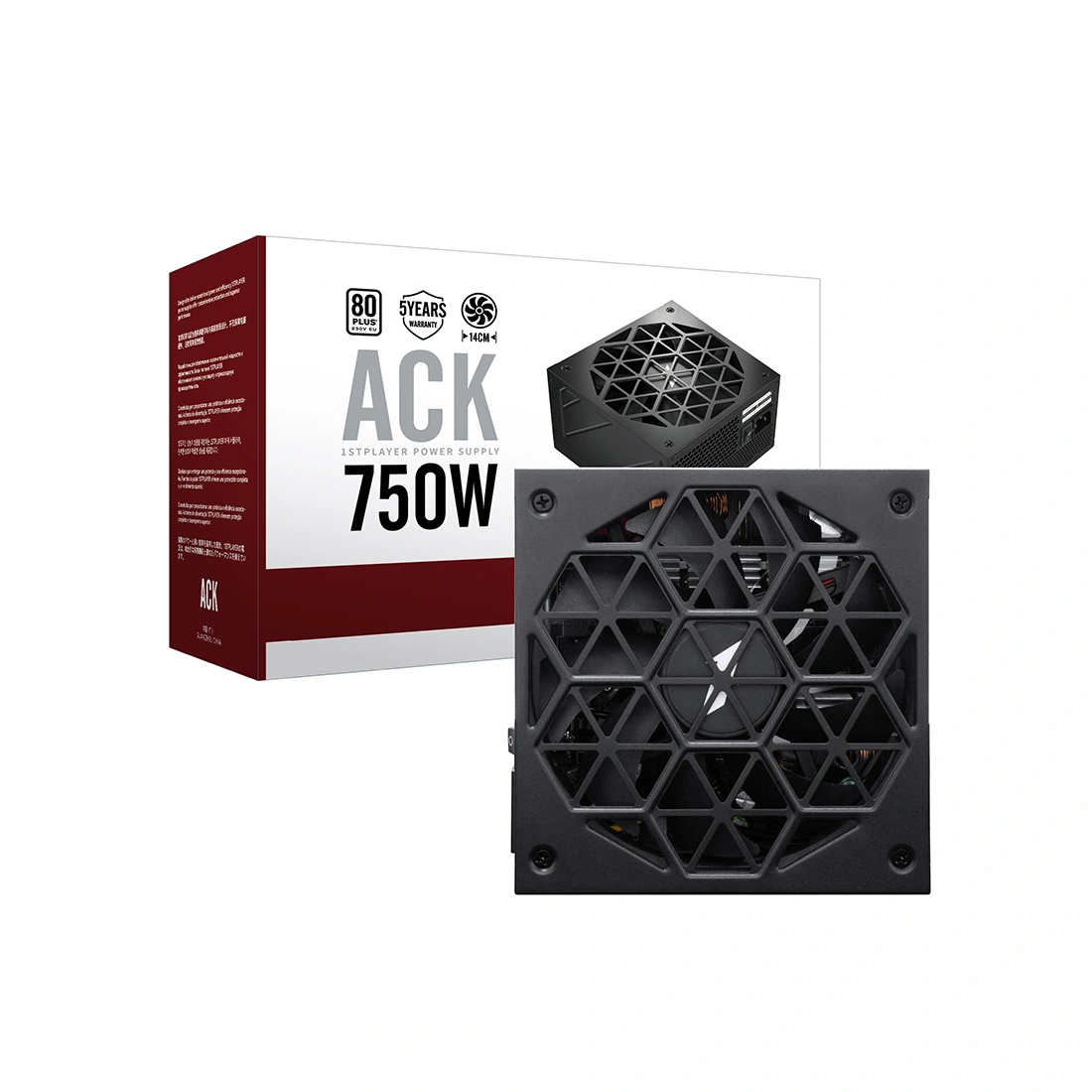 Блок питания 1STPLAYER HA 750W BK HA-750AC2-BK