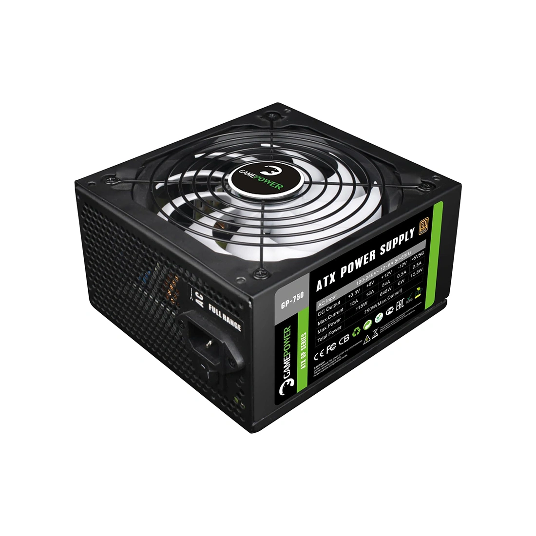 Блок питания Gamemax GP 750W (Bronze) 