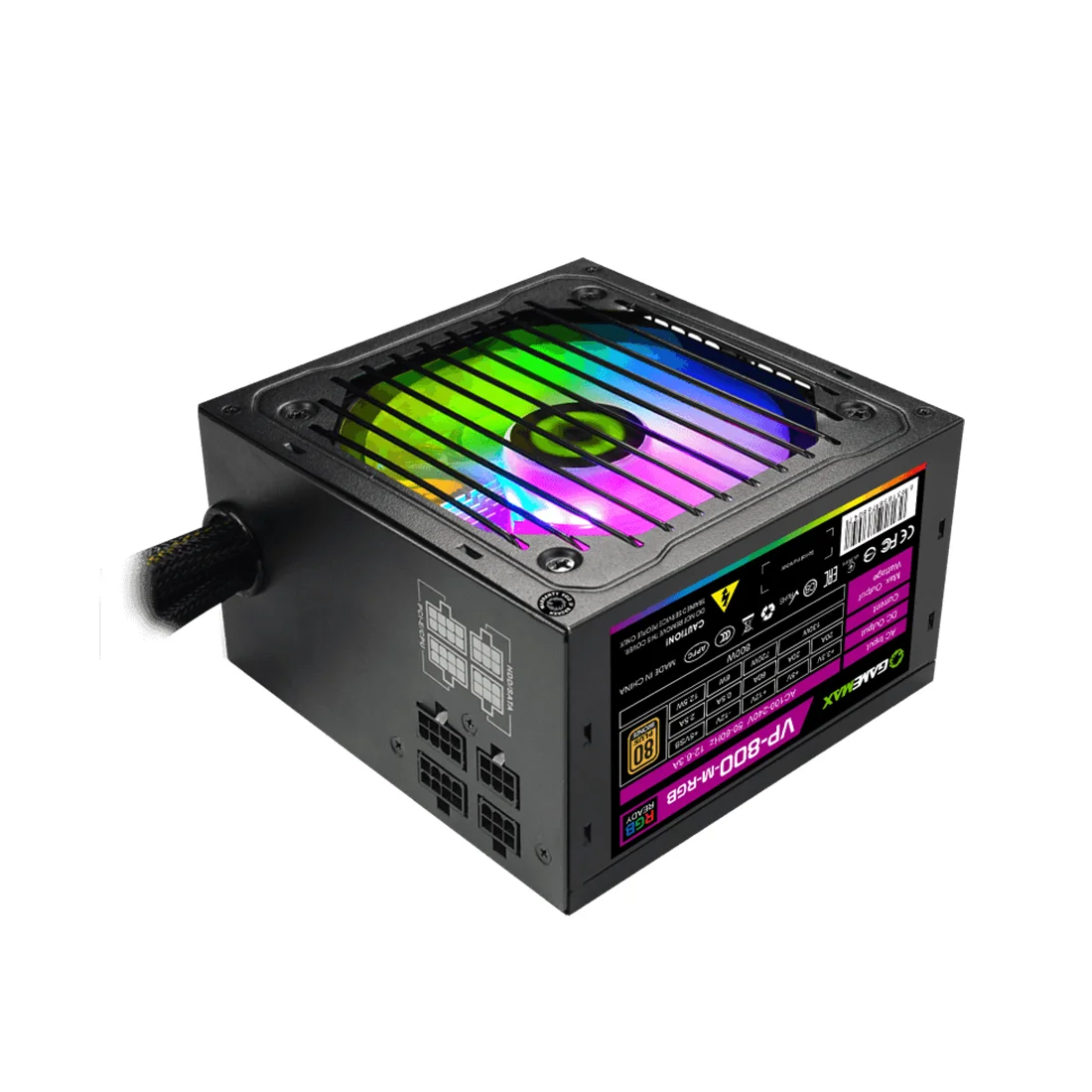 Блок питания Gamemax VP 800W RGB M (Bronze) 2124-0700R0047 - фото 5