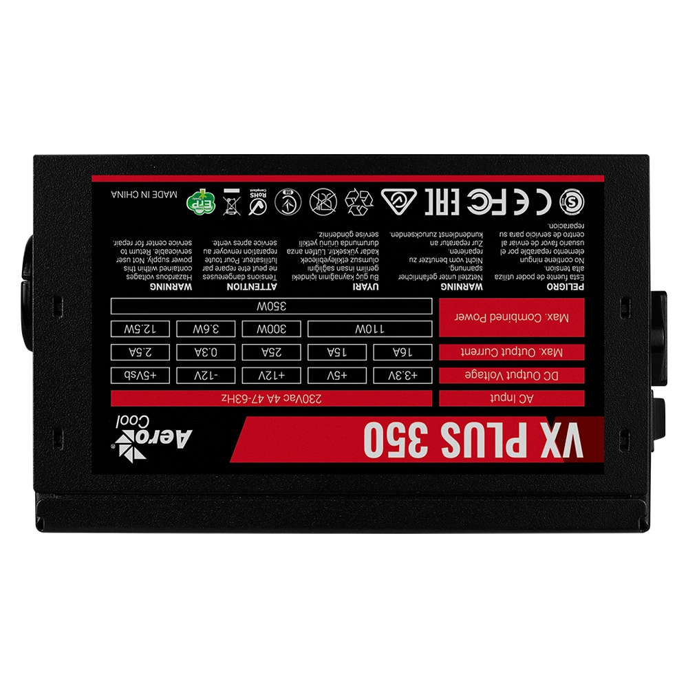 Блок питания Aerocool VX PLUS Stealth 350 ACPN-VS35NEY.12 - фото 4