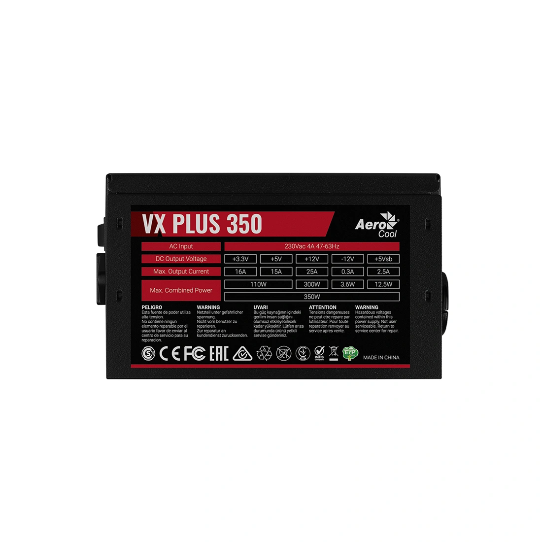 Блок питания Aerocool VX PLUS Stealth 350 ACPN-VS35NEY.12 - фото 3