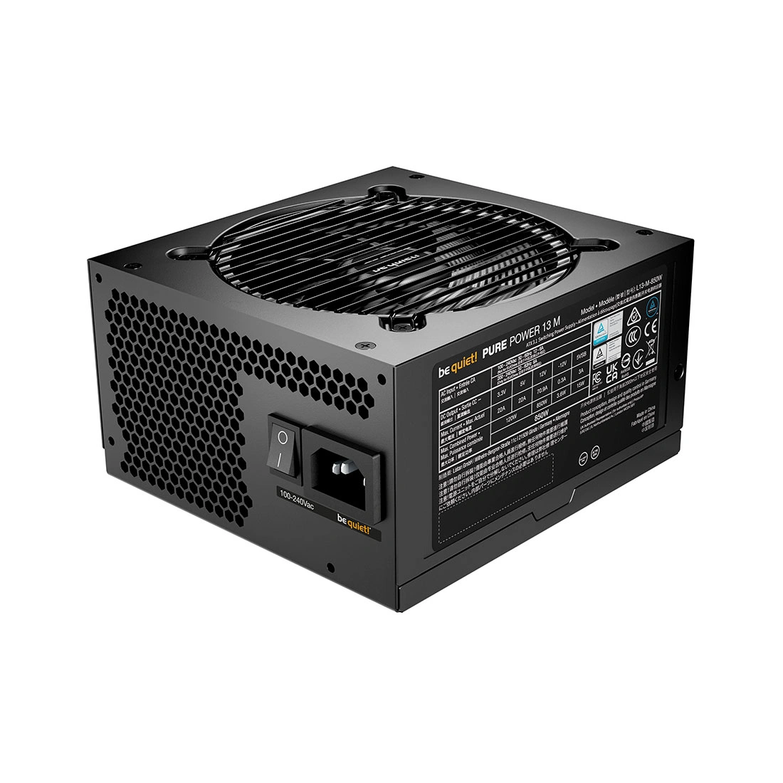 Блок питания Bequiet! Pure Power 13M 850W BP027EU BP027EU - фото 3