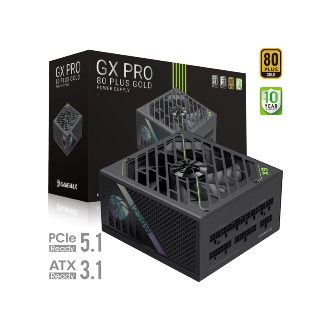 Блок питания Gamemax GX PRO 1250G Gold 2121-1250B0027 - фото 5