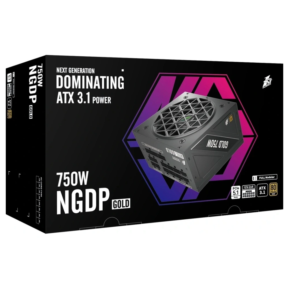 Блок питания 1STPLAYER NGDP 750W Gold - фото 8