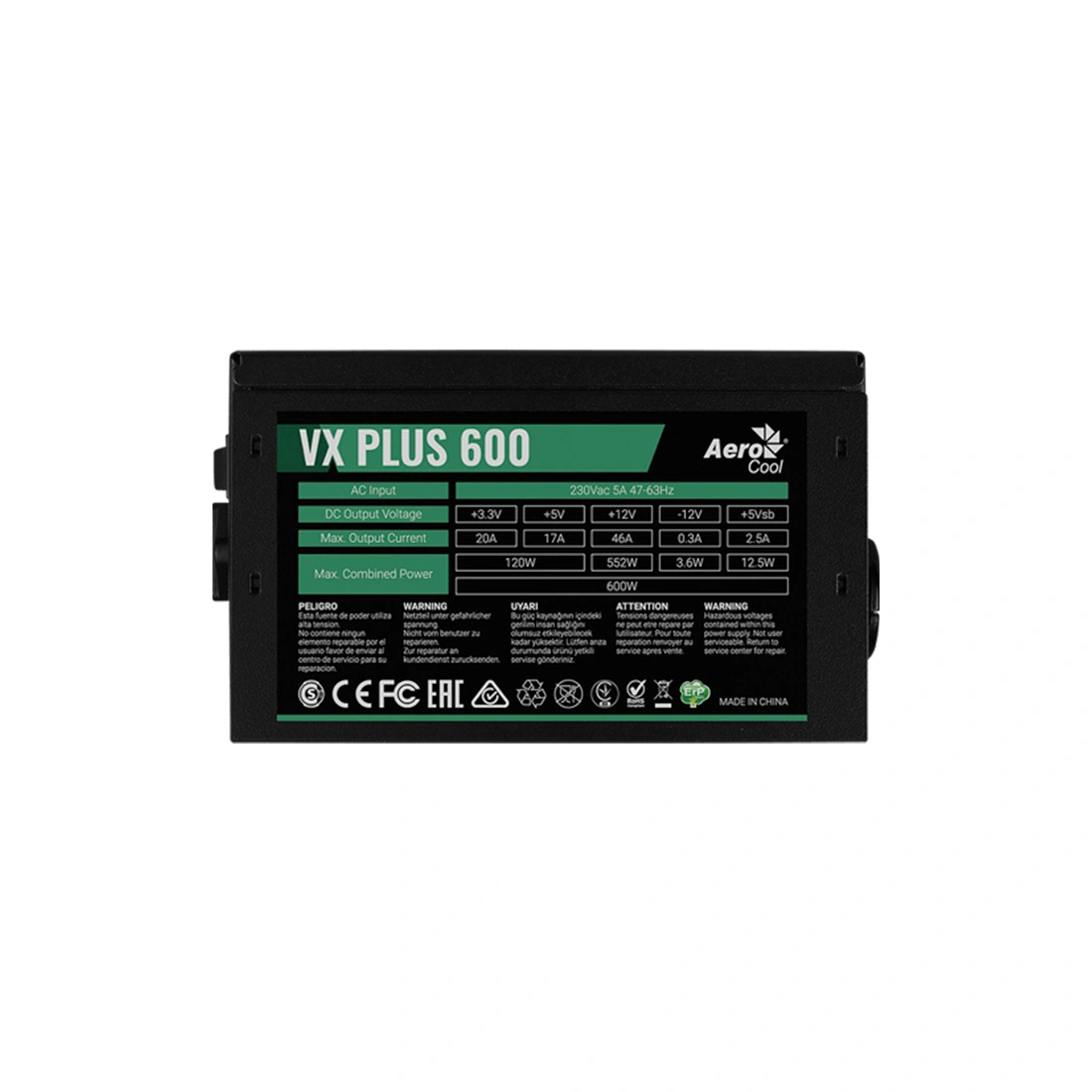 Блок питания Aerocool VX PLUS 600  - фото 3