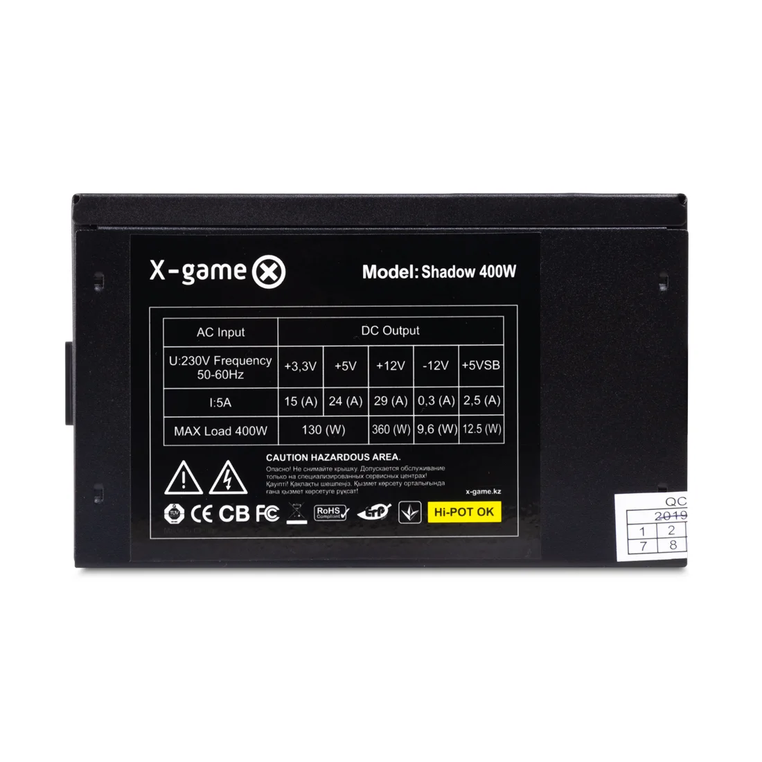 XG қуат көзі Shadow 400W - фото 5