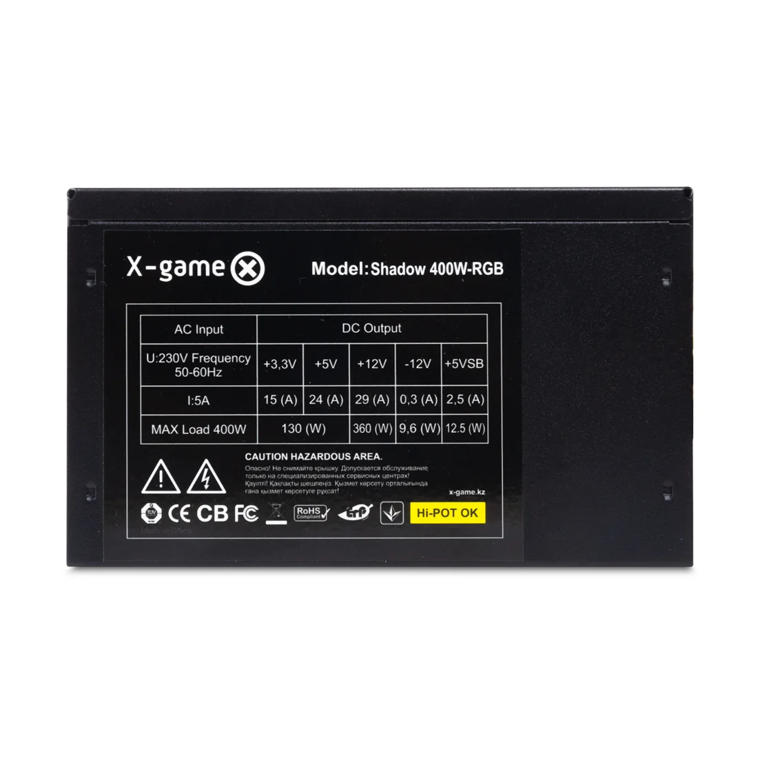 Блок питания XG Shadow 400W-RGB Shadow 400W-RGB - фото 2