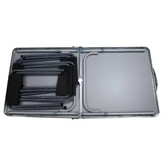 Стол раскладной Green Way + 4 табурета (8812В)