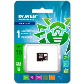 Мобильный Антивирус Dr.Web SiliconPower MicroSD 16GB