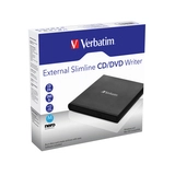 Внешний привод Verbatim CD/DVD 98938 Slim USB Чёрный  - фото 2