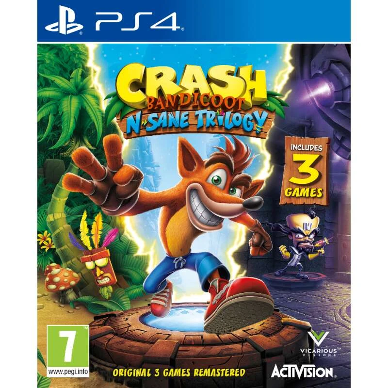 Игра для консоли PS4 Crash Bandicoot N'sane Trilogy
