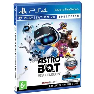 PS4 консоліне арналған ойын Astro Bot Rescue Mission VR